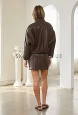 Leather Bomber Jacket