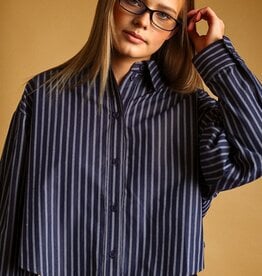 Striped Button Down Top