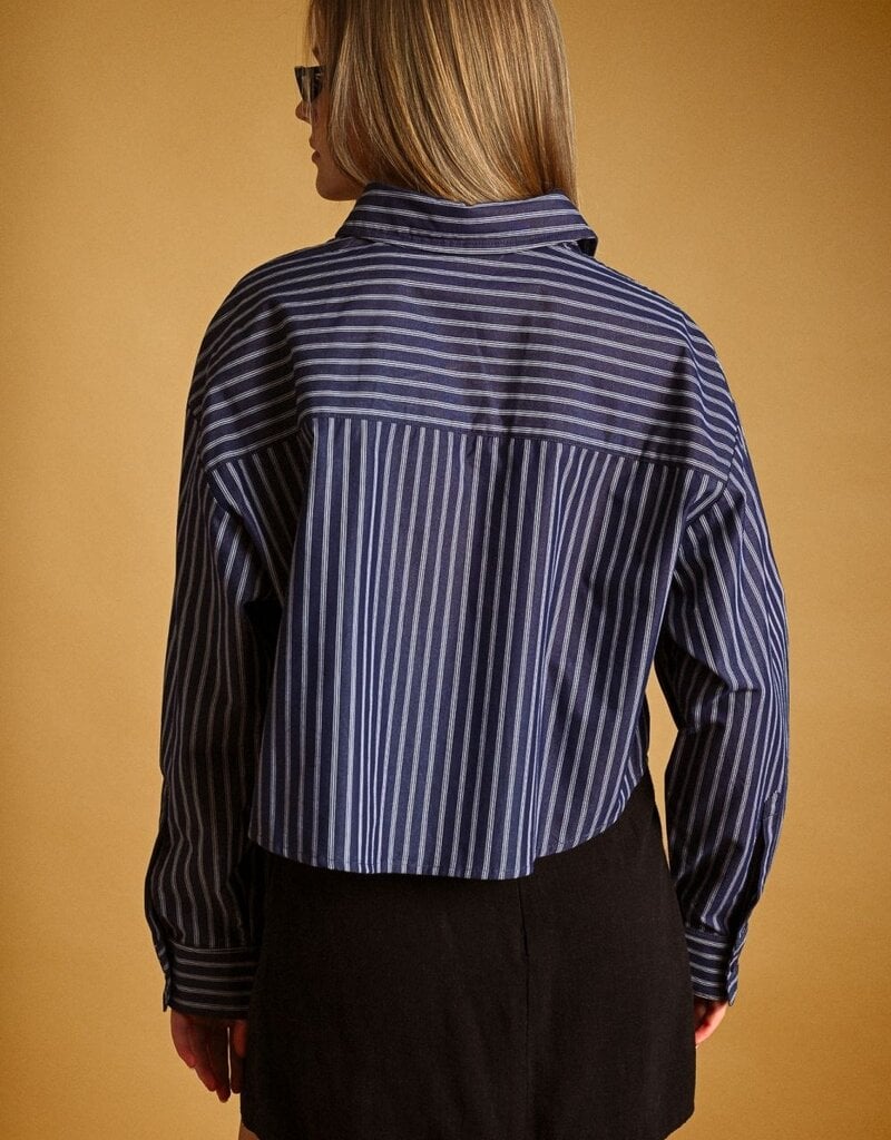 Striped Button Down Top