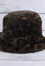 Faux Fur Newsboy Hat