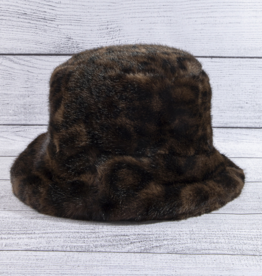 Faux Fur Newsboy Hat