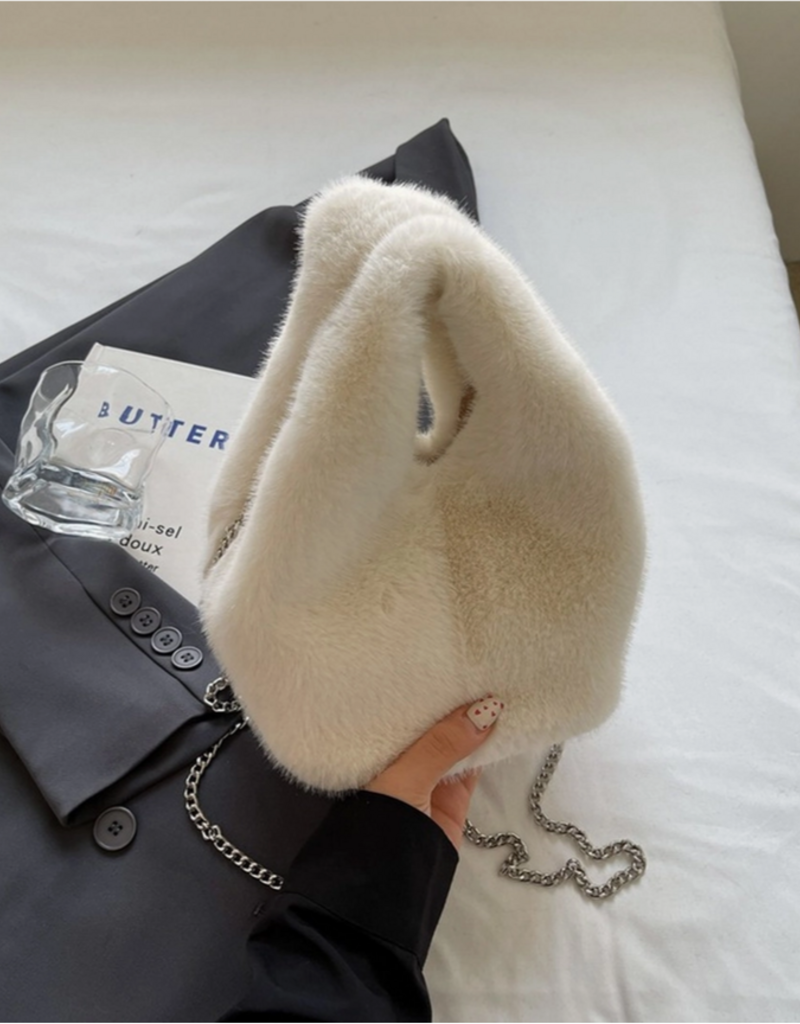 Winter Imitation Rex Rabbit Fur Purse
