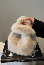 Winter Imitation Rex Rabbit Fur Purse