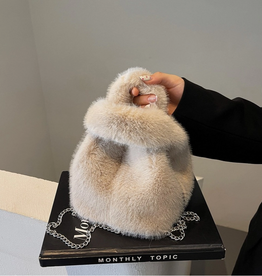 Winter Imitation Rex Rabbit Fur Purse