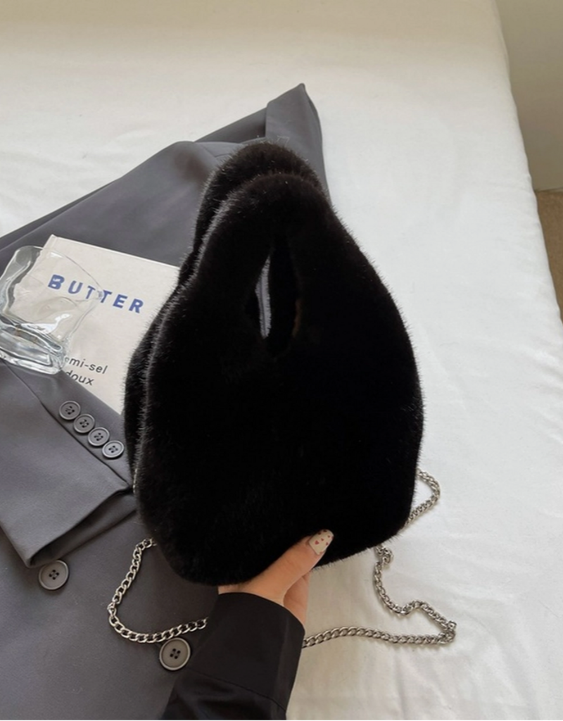 Winter Imitation Rex Rabbit Fur Purse