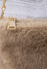 Faux Fur Envelope Clutch