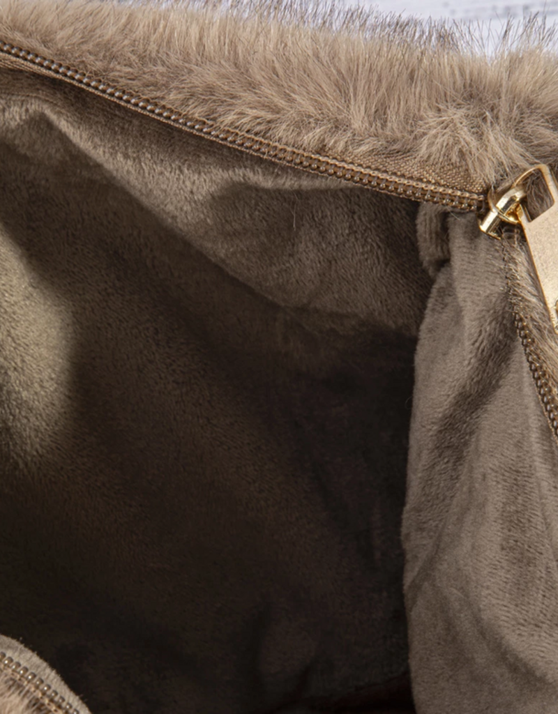 Faux Fur Envelope Clutch