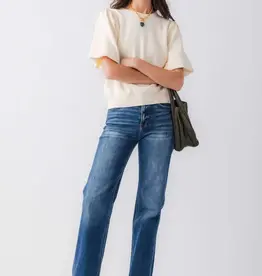 Knit Bubble Sleeve Top