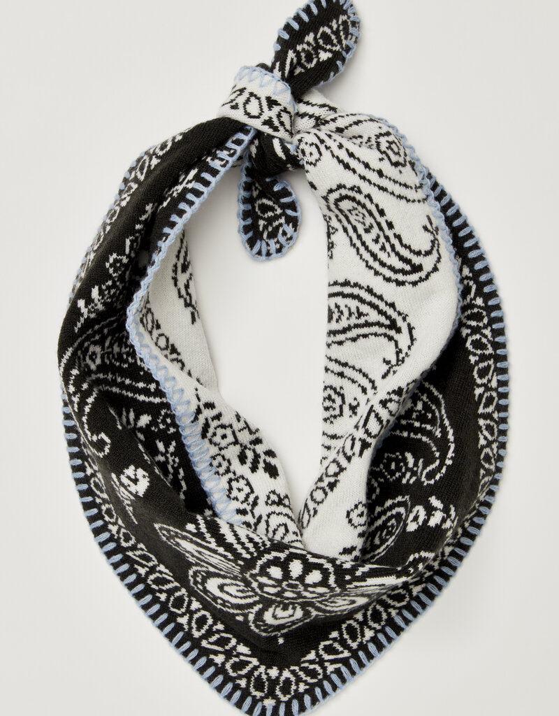 Carmen Knitted Triangle Scarf