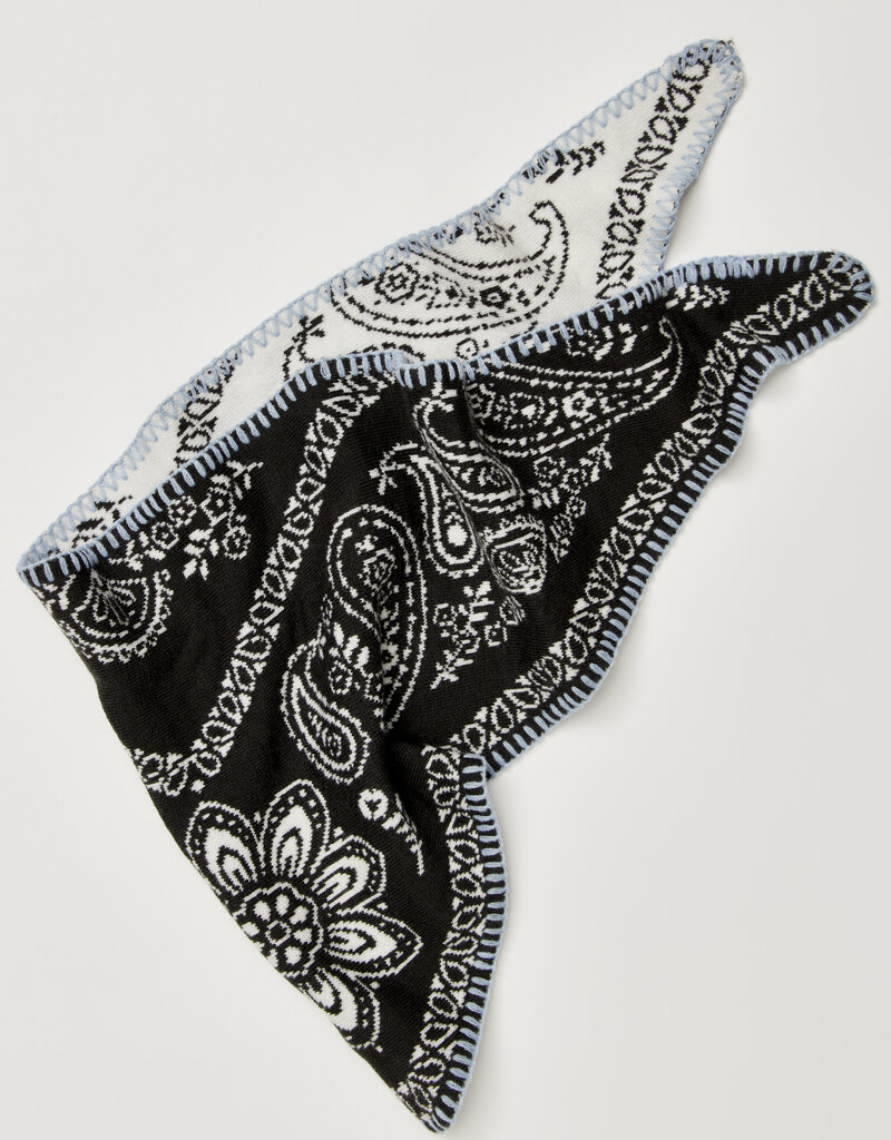 Carmen Knitted Triangle Scarf