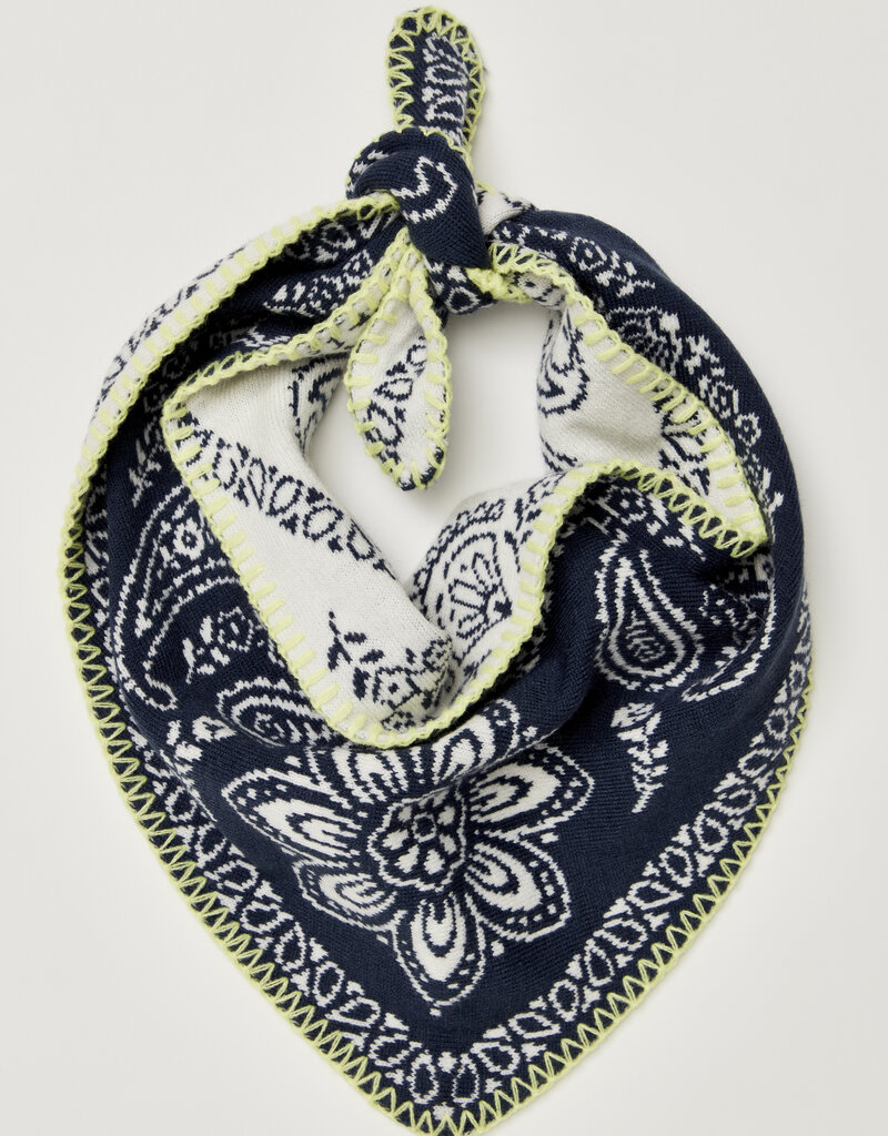 Carmen Knitted Triangle Scarf