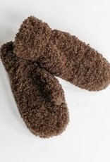Look by M Faux Shearling Curly Mittens