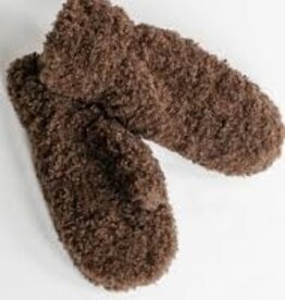 Look by M Faux Shearling Curly Mittens
