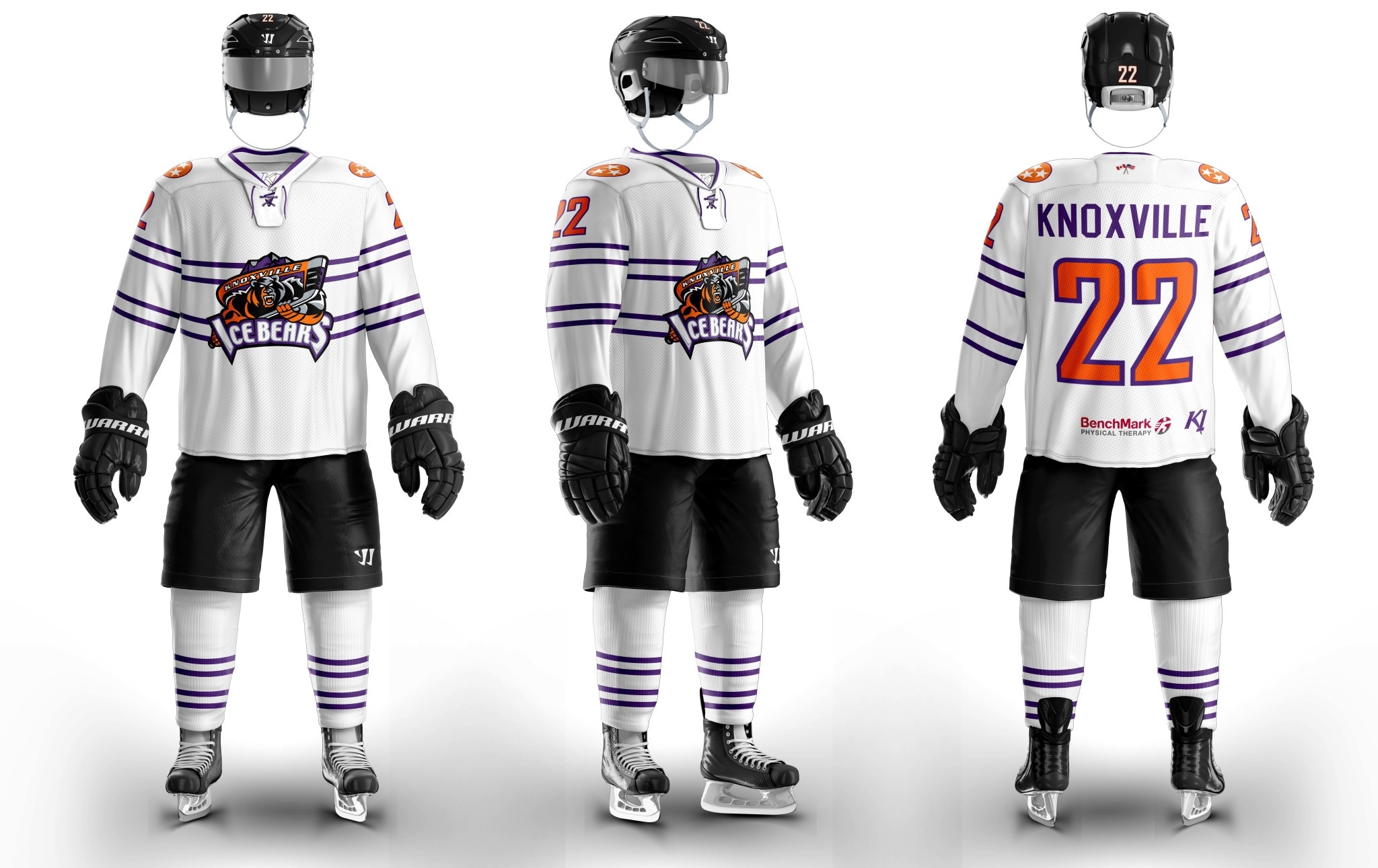 Chicago Bears White Hockey Jersey - Jersey Ninja