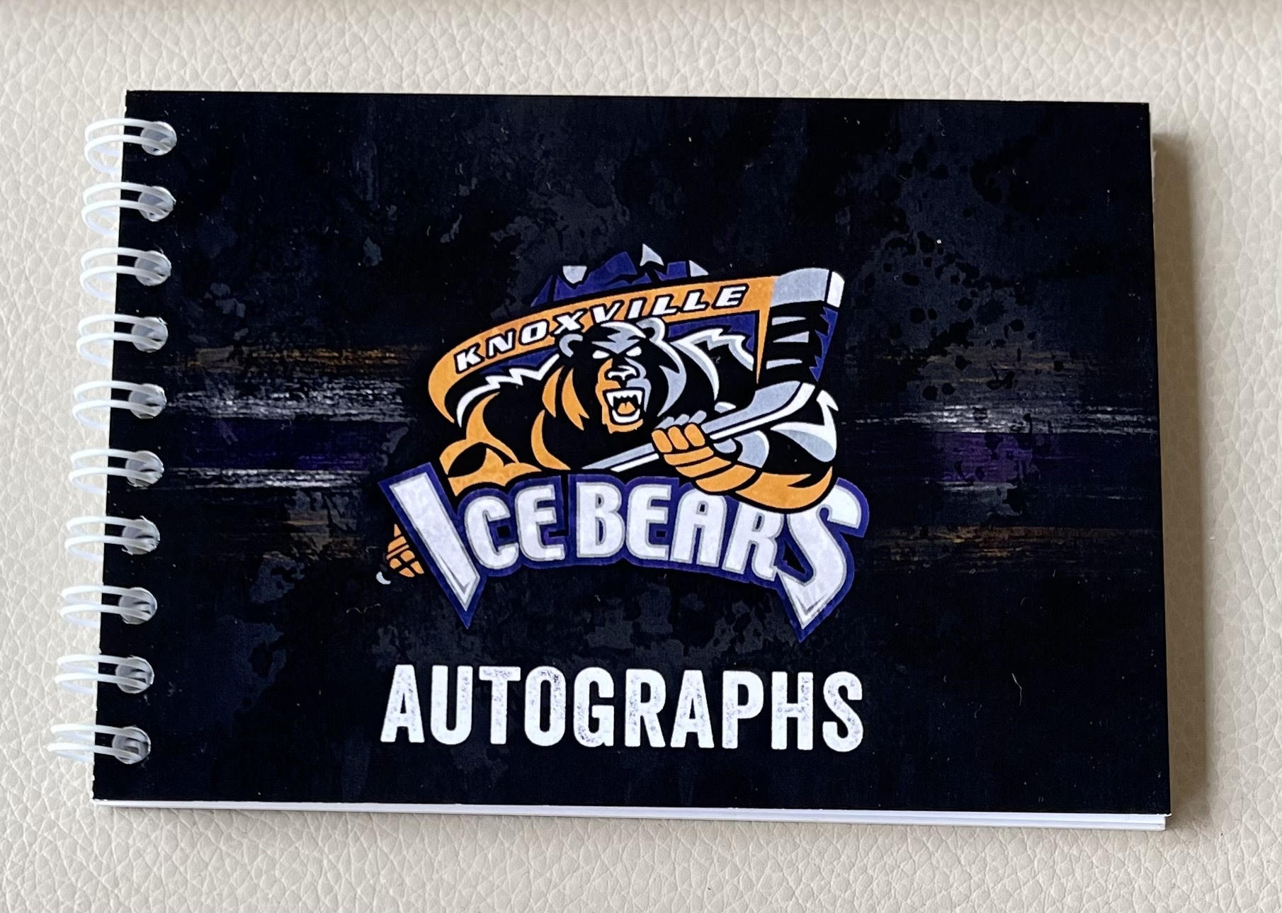 Team Magnet Ice Bear Autograph Book