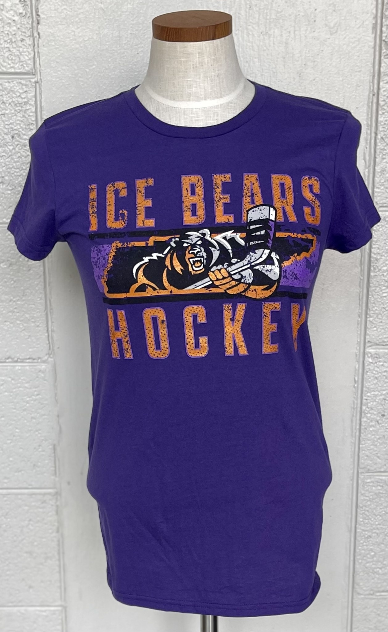 District WMNS IceBears Distressed Foil
