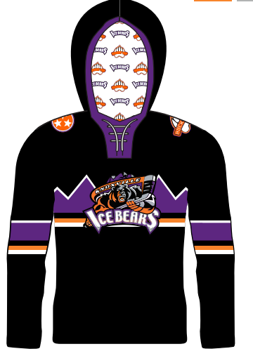 Destroyer.Rocks Youth Hockey Hoodies - Knoxville Ice Bears