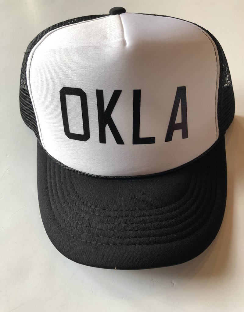 OKLA White w/ black foam hat