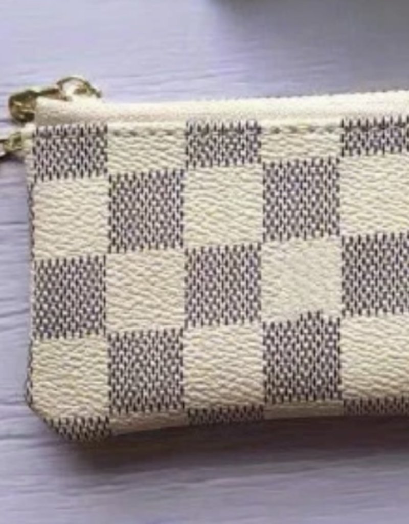 Checkered Keychain - Blush Boutique