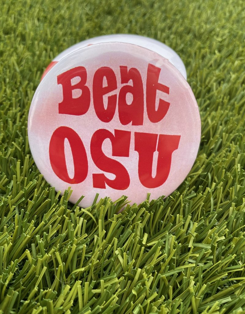 Beat OSU Tie Dye Button