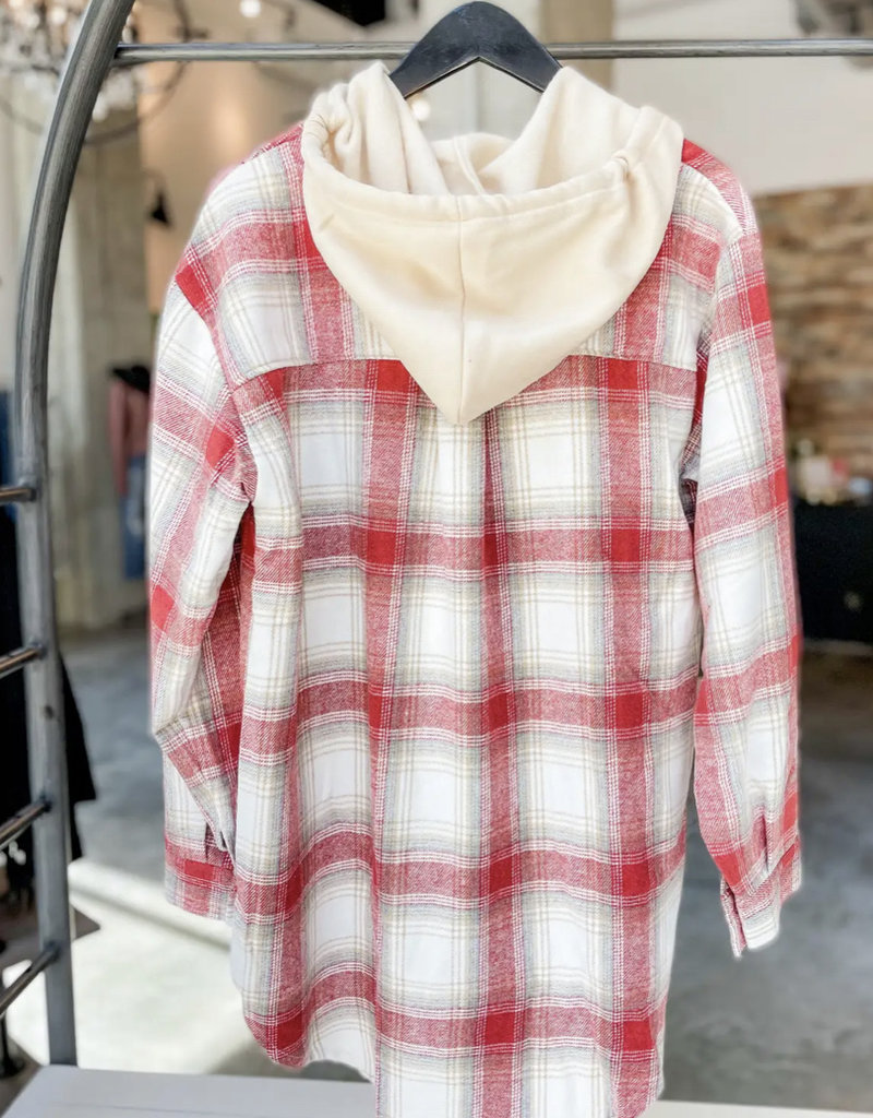 Oversized Hooded Flannel