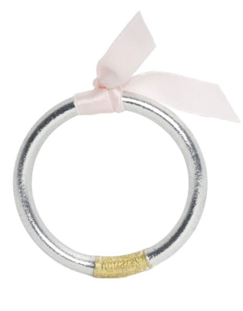 Kids Silver BuDhaGirl Bangle