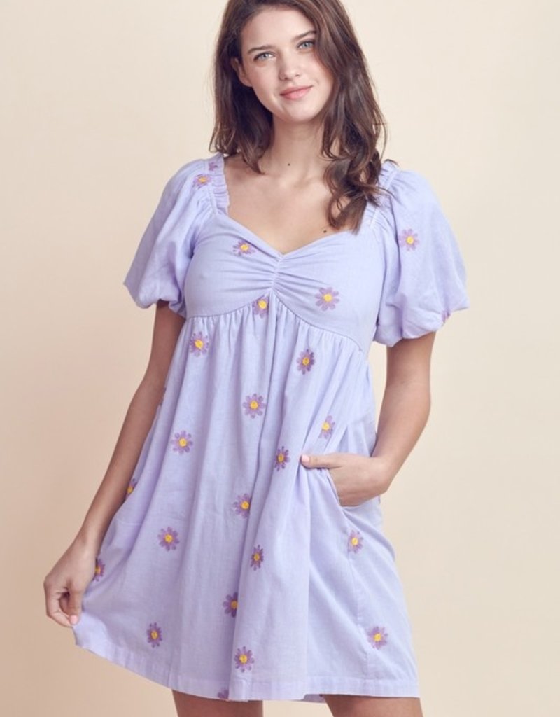 Lavender Daisy Dress