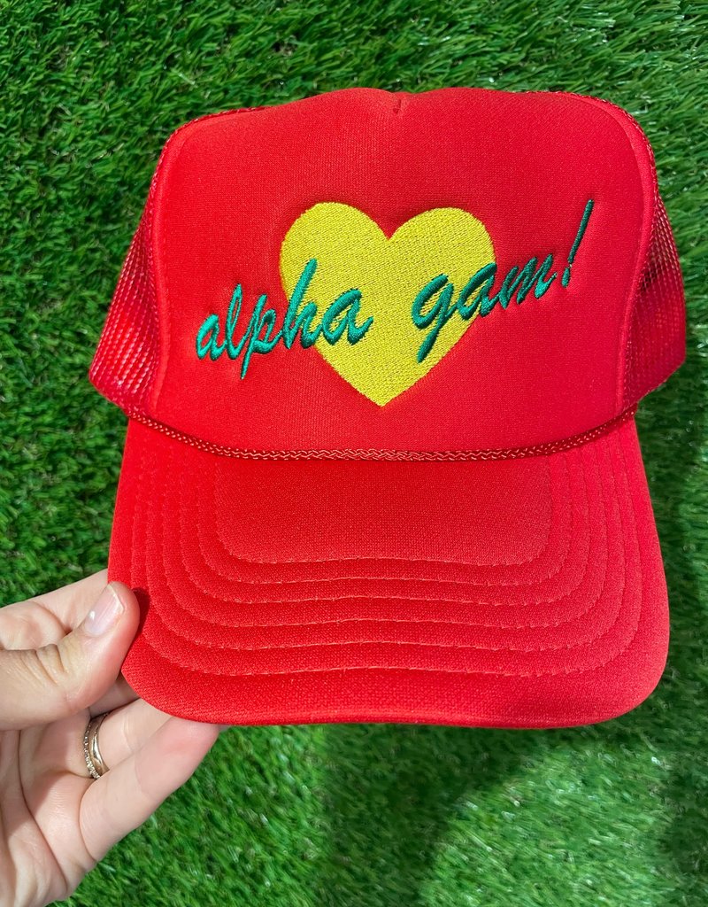 Alpha Gamma Trucker Hat