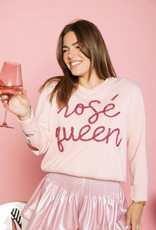 Queen of Sparkles Rose Sweater