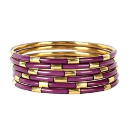 Veda BuDhaGirl Bangles Amethyst