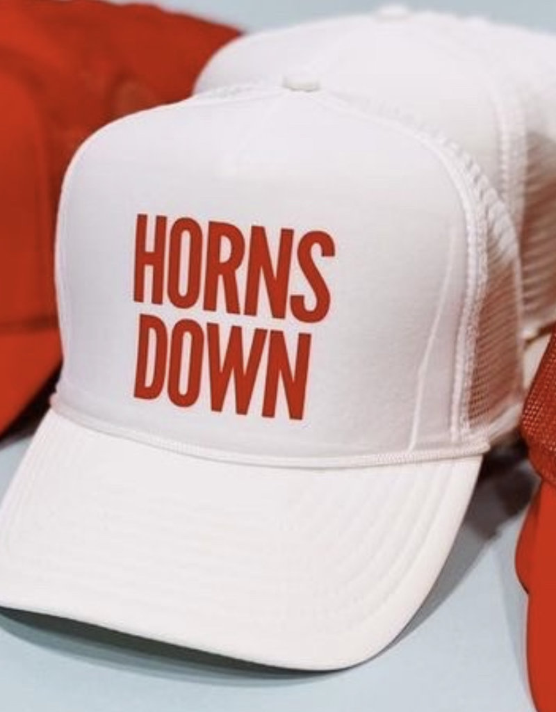 Horns Down Trucker Hat