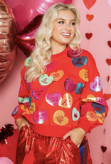 QOS Candy Heart Sweatshirt