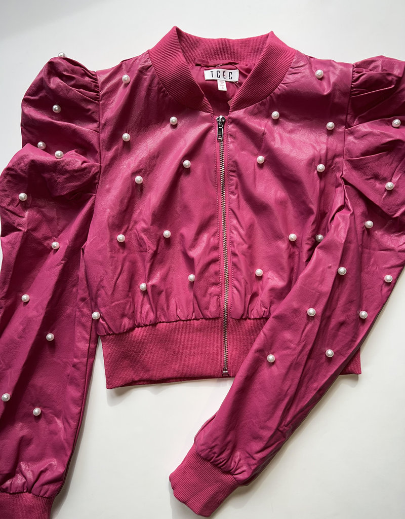 Pink Pearl Crop Jacket