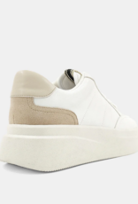 Skylar white platform sneaker