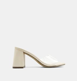 Gloria Clear Slip on Heel