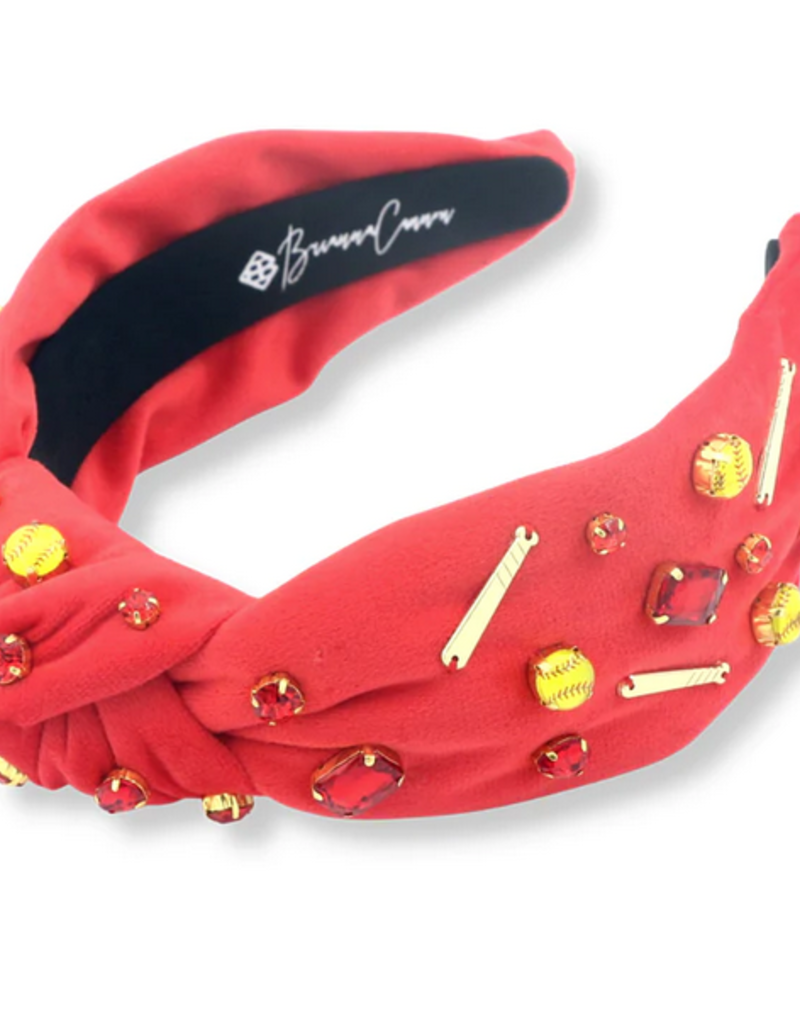 Brianna Cannon Softball Headband Red