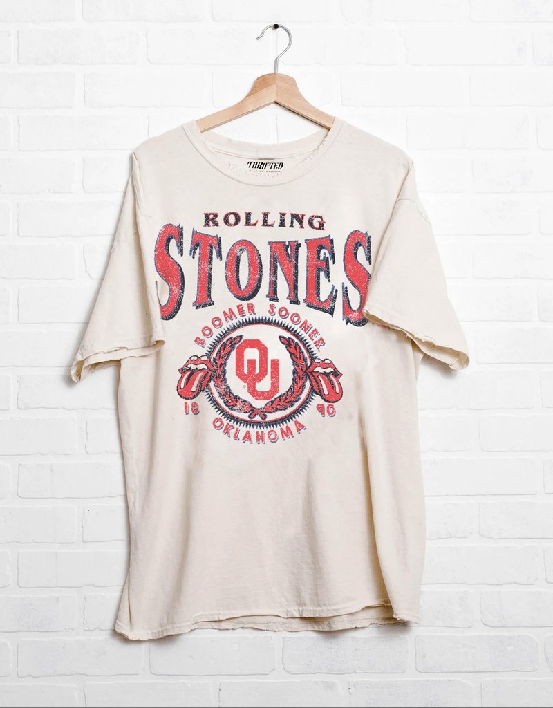 Off White Rolling Stones OU Thrifted Tee