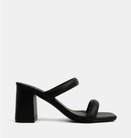 Farah Black Thick Heels