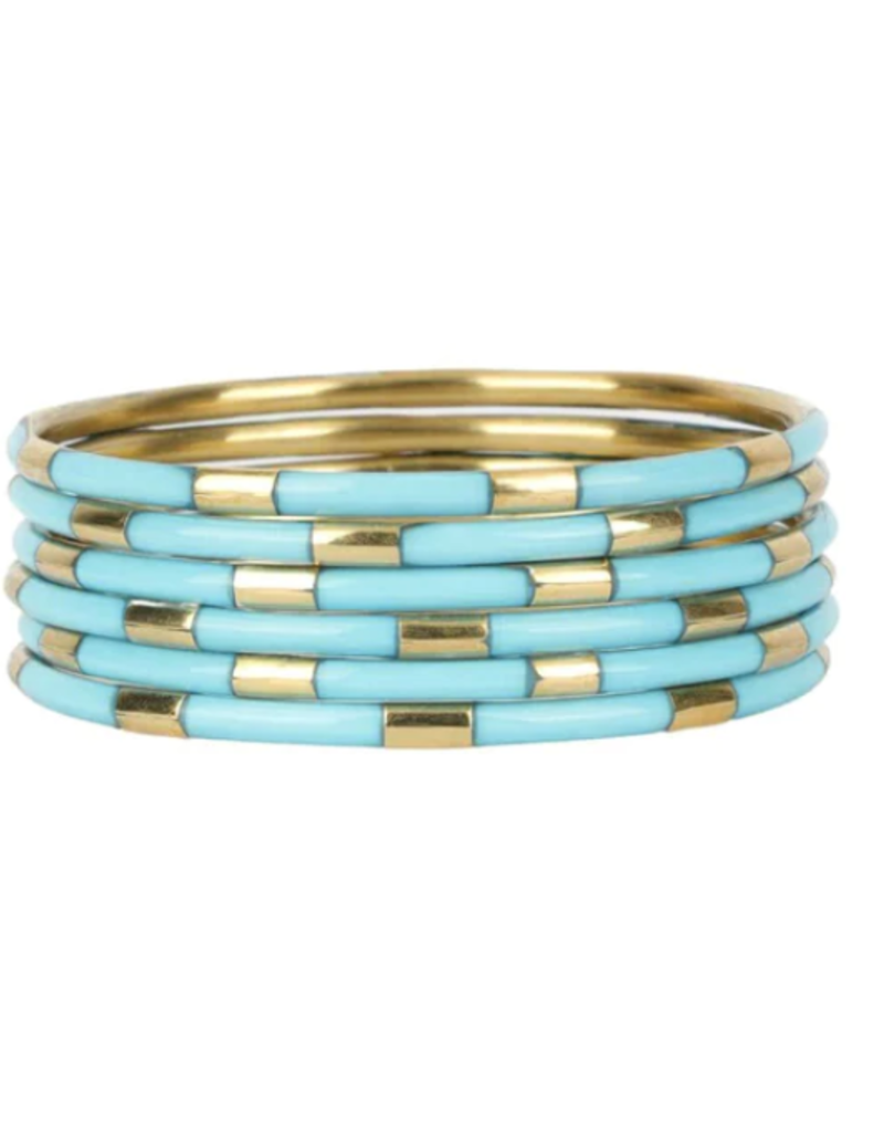 Veda BudhaGirl Bangles Turquoise