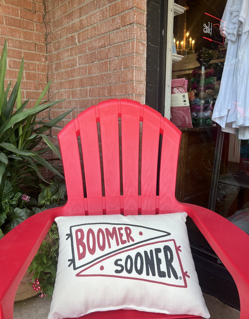 Sooners Pennant Pillow