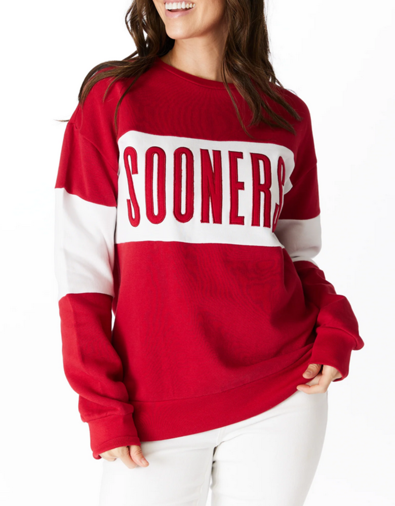 Sooners Colorblock Sweatshirt