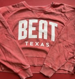 Beat Texas Corded Crew Crop