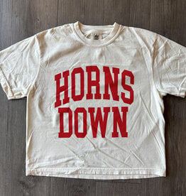 Horns Down Helmet Grey Sweatshirt - Blush Boutique