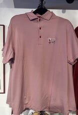 HL OU Red Stripe Collar Polo