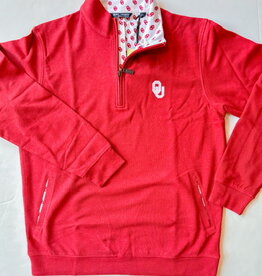 HL Crimson Long Sleeve OU Zip Up