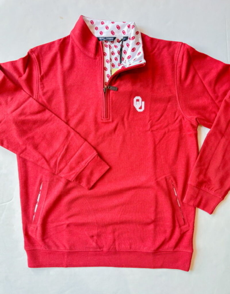 HL Crimson Long Sleeve OU Zip Up