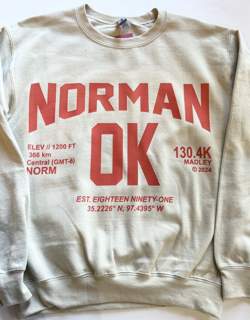 Norman OK Khaki Sweatshirt