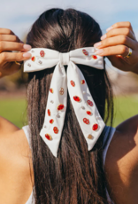 White OU Bow Pony