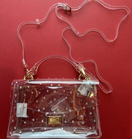 Rhinestone Clear Purse