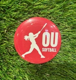 OU Softball Player Button